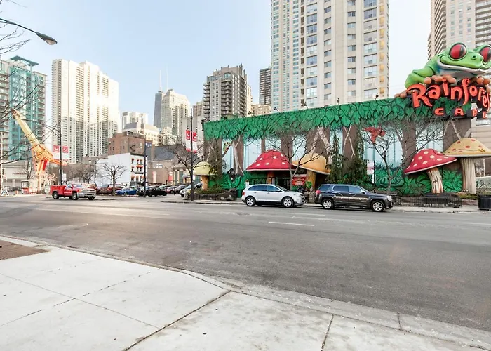 River N 1br W Gym Pool Nr L Stop Chi-362 Apartamento Chicago